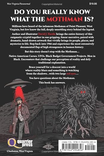 MOTHMAN: An Illustrated History David J Hardie (BOOK)