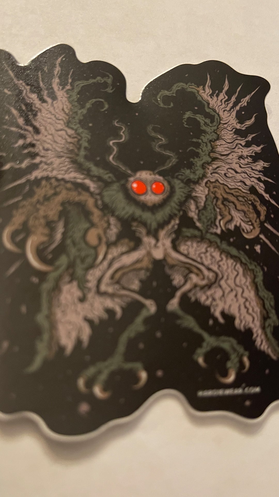 3 Sticker Pack (Mtn Mothman, Classic Mothman and Wendigo Hunter)
