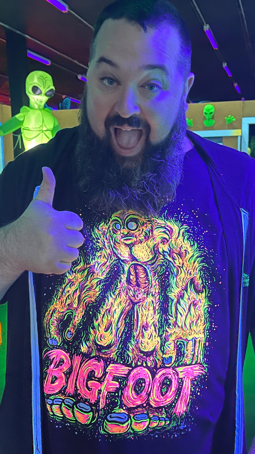Neon Bigfoot