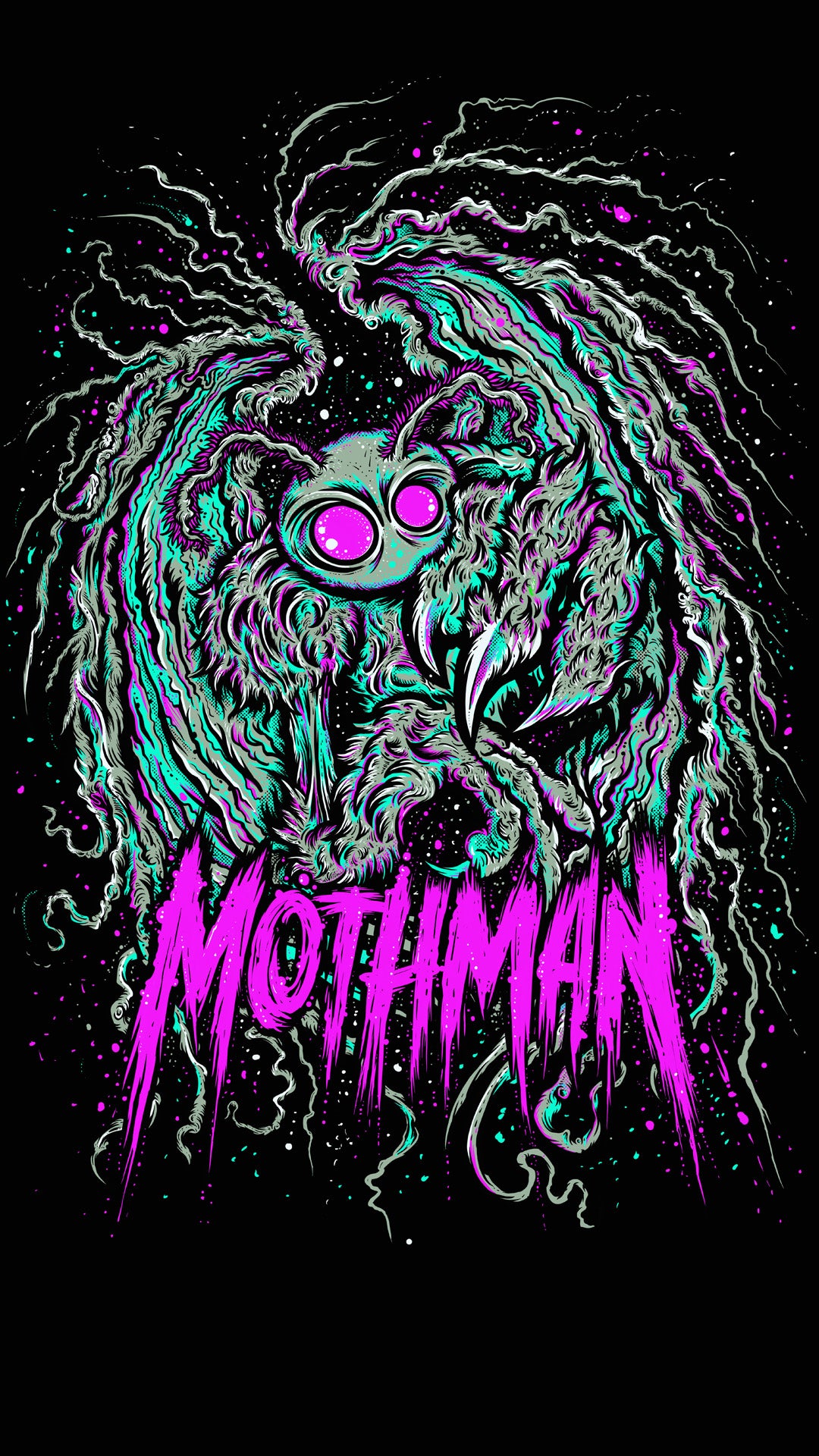Neon Mothman