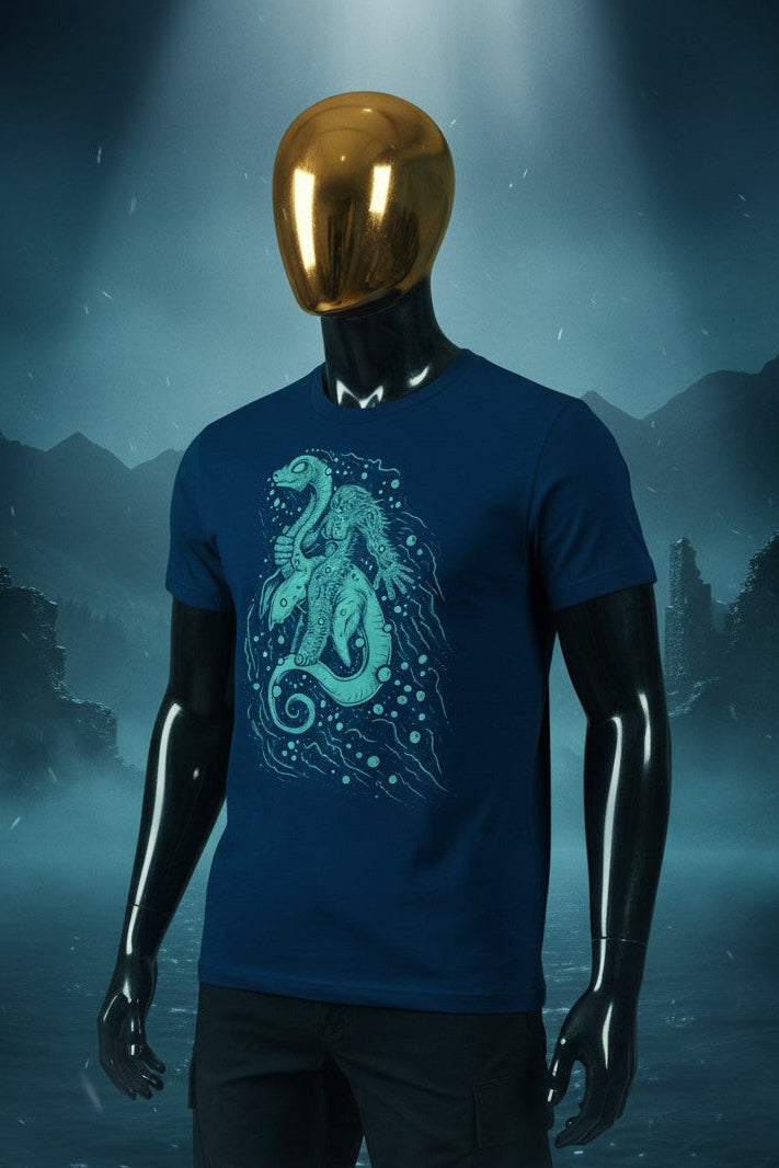 Bigfoot Riding Nessie