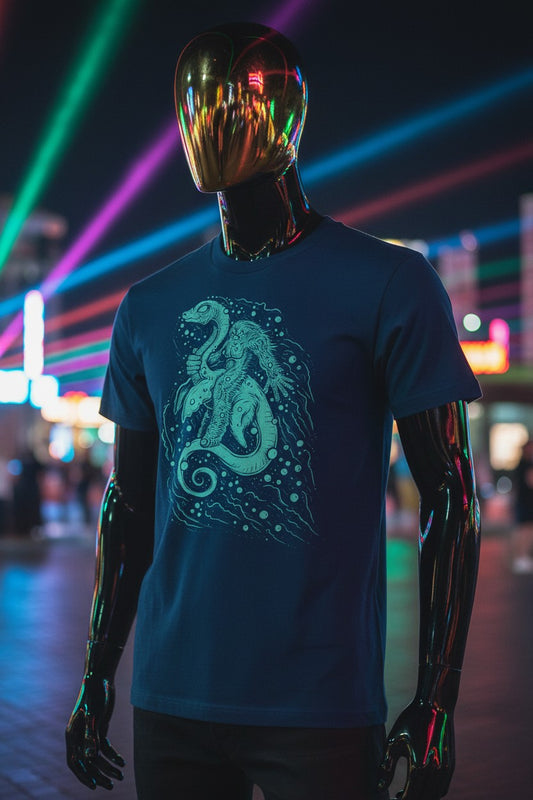 Bigfoot Riding Nessie